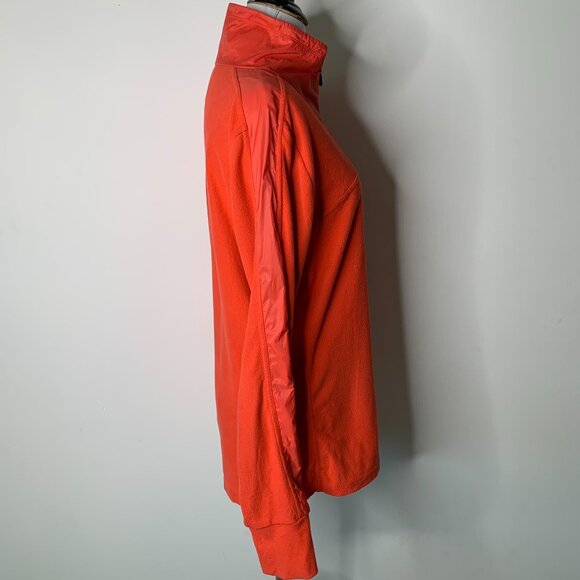 Musto Women's Orange 1/2 Zip Up Long Sleeve Pullover Fleece Size 8 - Picture 9 of 13